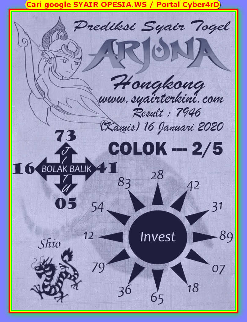 1 New Message Kode Syair Hongkong 16 Januari 2020 Forum Syair Togel Hongkong Singapura Sydney