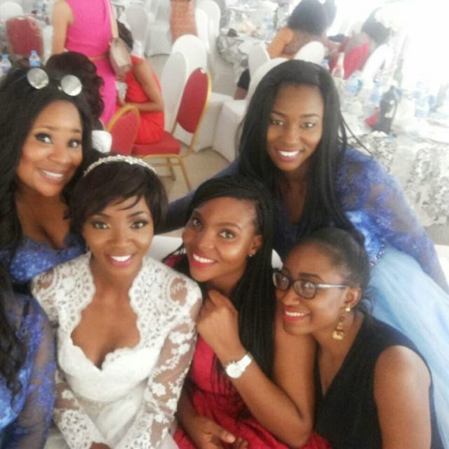 ivie okujaye white wedding photos