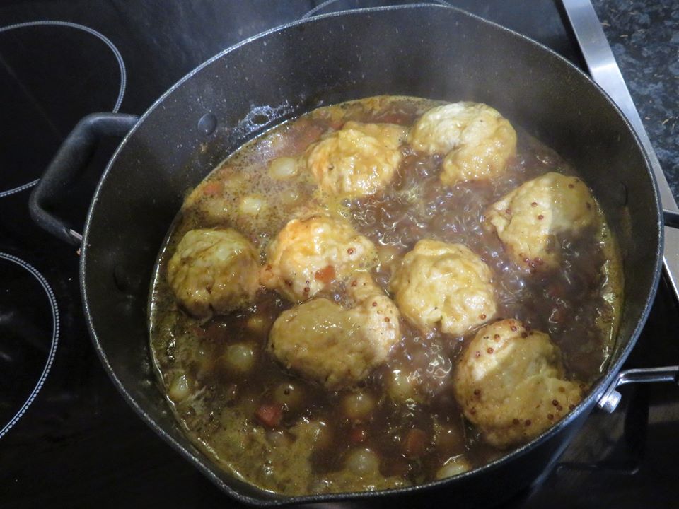 Martin Brookes Oakham Jamie Oliver VEG Burns Night Stew and Dumplings