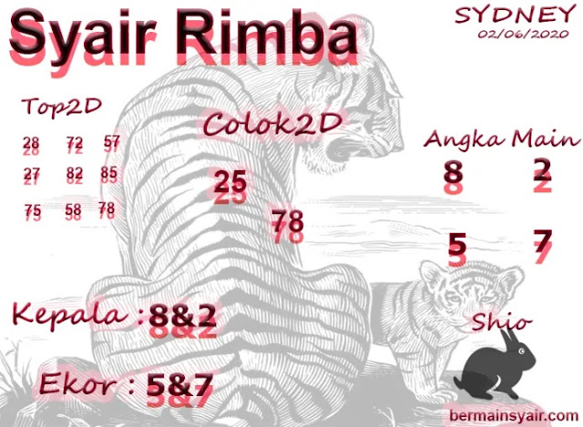 SYAIR TOGEL SYDNEY SELASA 02 JUNI 2020