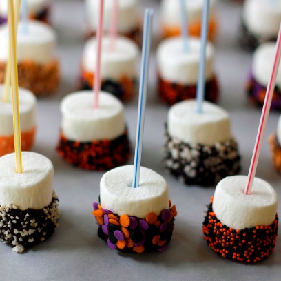 Life of a Vintage Lover: DIY Dipped Marshmallow Pops