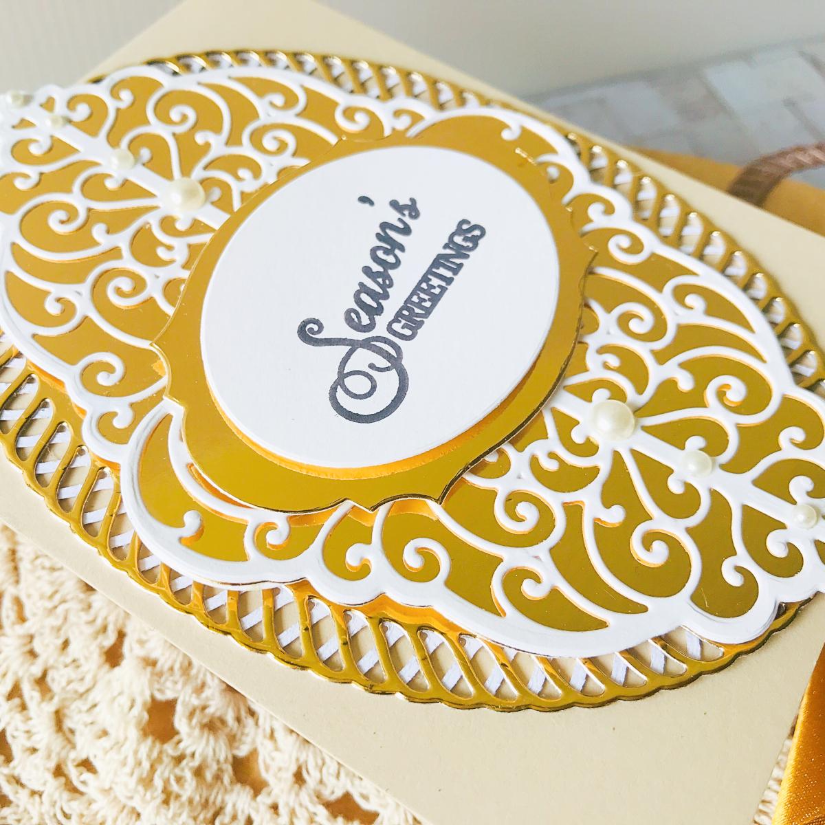 Paperie Expressions Season's Greetings card Amazing Paper Grace