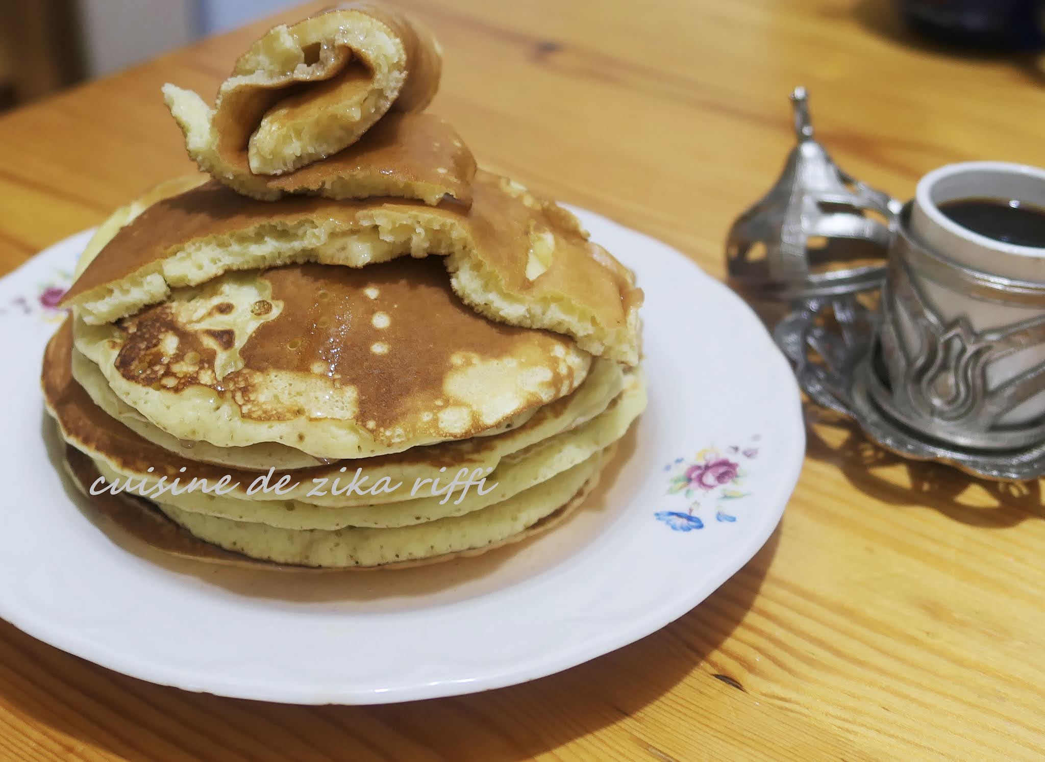 PANCAKES SANS OEUFS SANS LAIT A LA FARINE COMPLETE