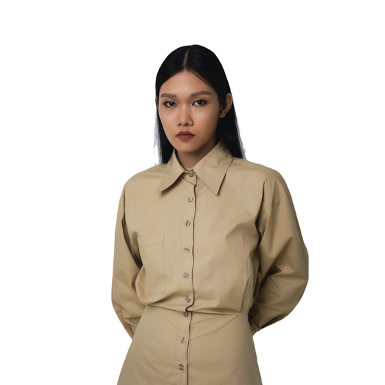 ĐẦM SƠ MI TAY DÀI SHIRT DRESS 6 sm 748208311452 1641887973216