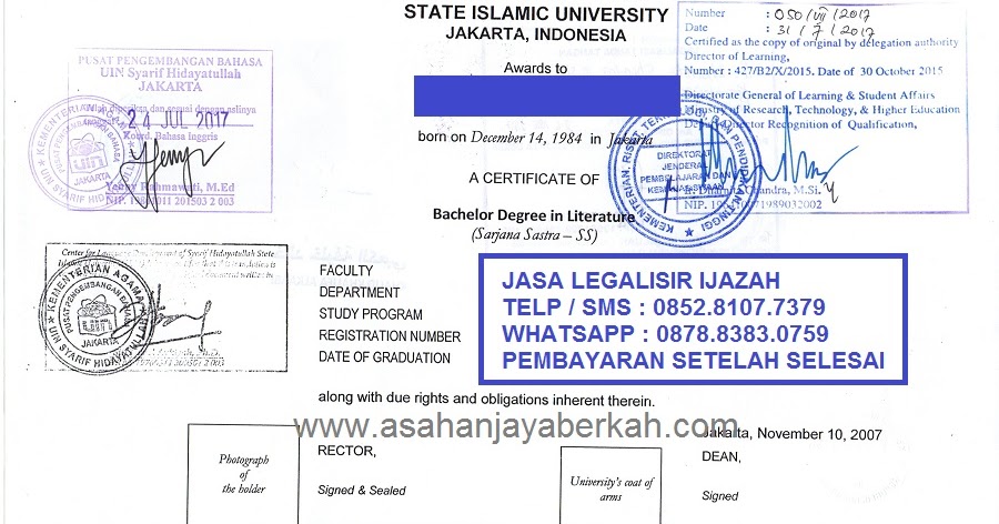 Legalisir Ijazah Di Kedutaan Dubai Uae Jasa Legalisir Ijazah