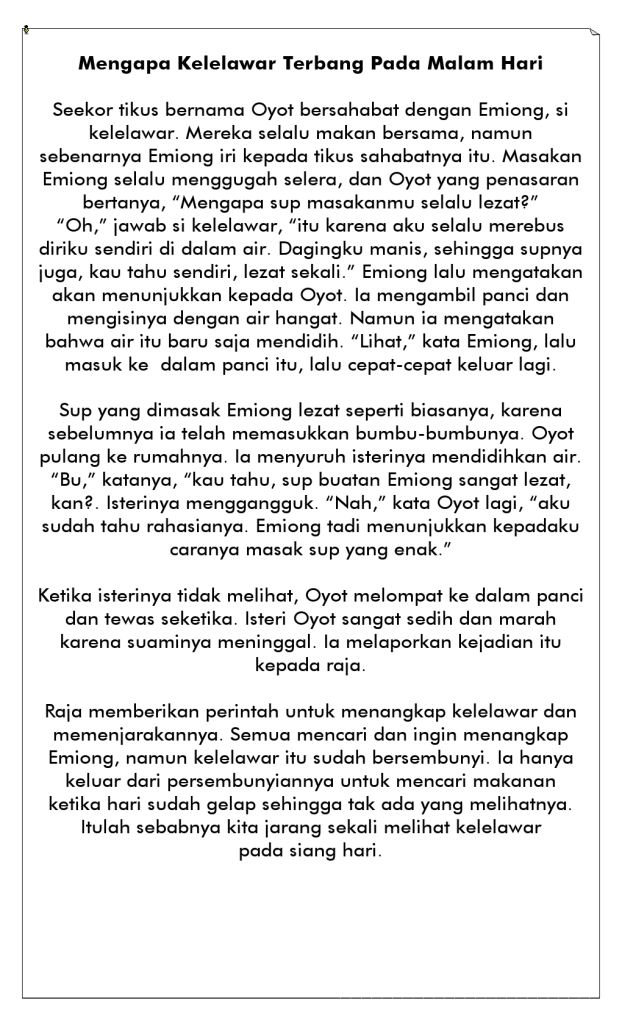 Contoh Cerpen Buatan Sendiri Cerpenku