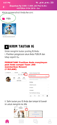 silahkan upload secreenshoot kalian 