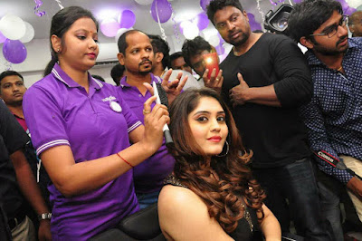 Surabhi at Naturals Franchise Salon Launch