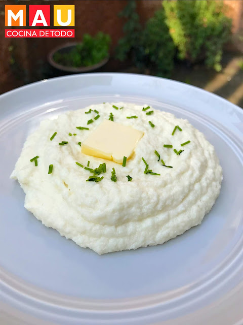 pure de coliflor receta keto mau cocina de todo dieta low carb cetogenica