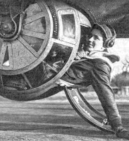 Airman Alan Magee, a ball turret gunner for a B-17.