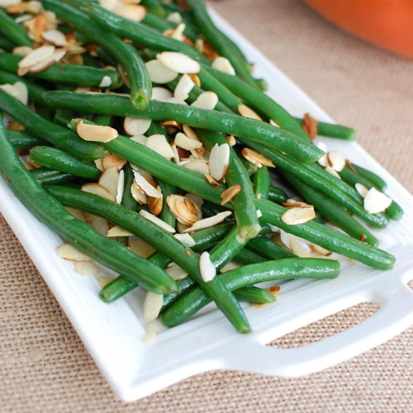  Green Beans with Brown Butter and Toasted Almonds by A Cedar Spoon