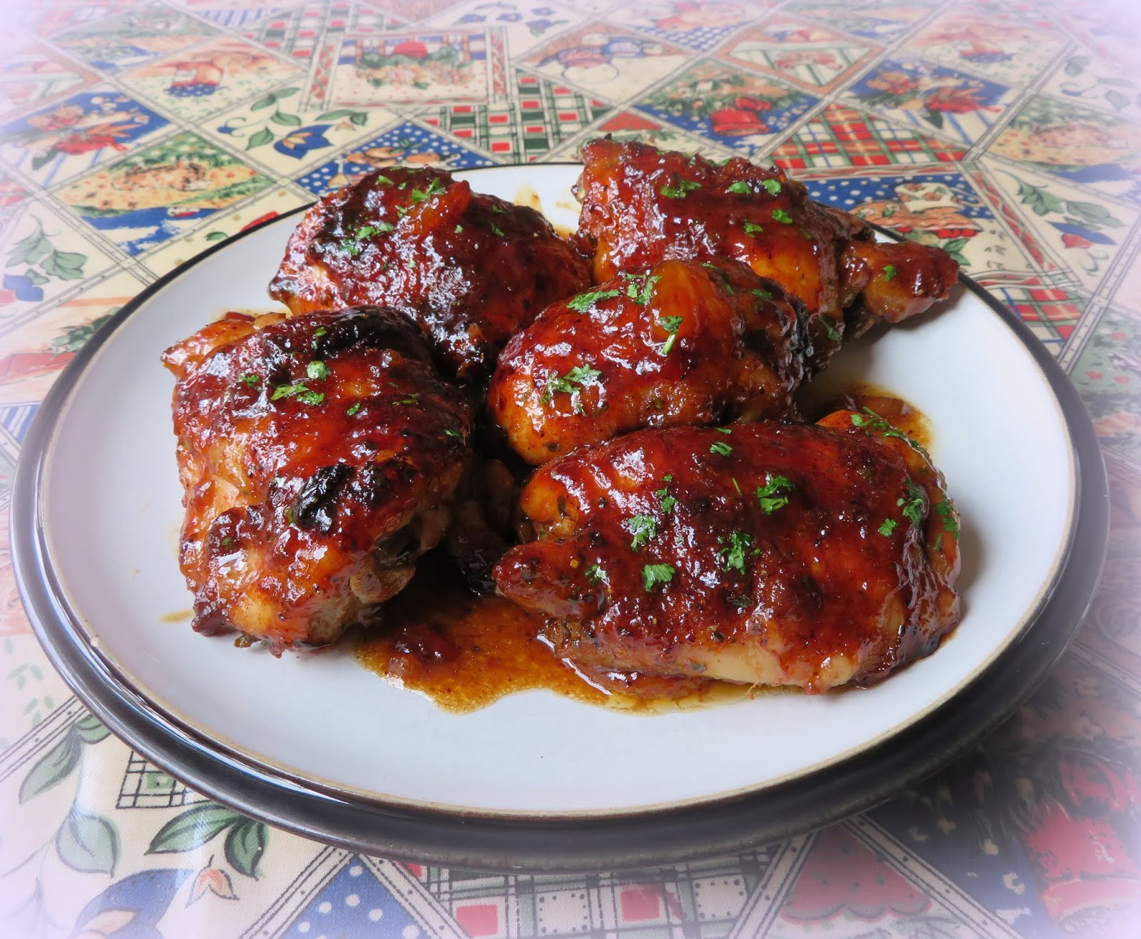Sticky BBQ Chicken Thighs The English Kitchen