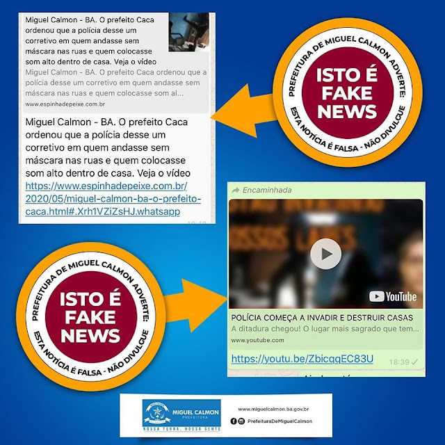 Prefeitura de Miguel Calmon desmente fake news sobre vídeo de ação policial