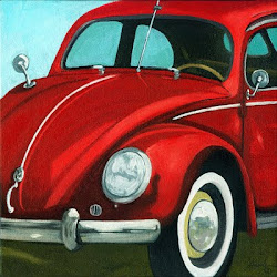 painting classic oil vw paintings bug canvas apple linda artist cars artwork retro lindaapple copyright drawings uploaded user