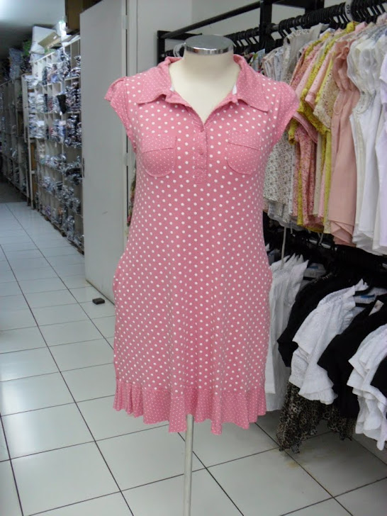 VESTIDO COM ESTAMPA DE BOLINHA