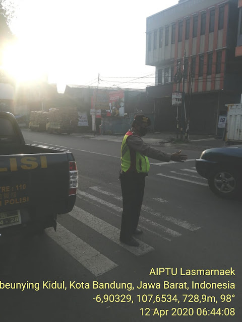 Polsek Cibeunying Kidul Polrestabes Bandung Laksanakan Pengaturan