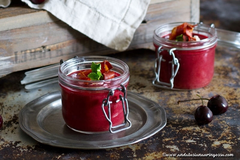 cherry gazpacho_tapas_vegetarian_gluten-free_kosher_Under the Andalusian Sun_food blog_3