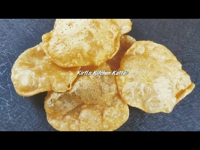 Kirti S Kitchen Katta Puri In Air Fryer Air Fried Puri प र Puri Traditional Vs Air Fryer How To Make Puri