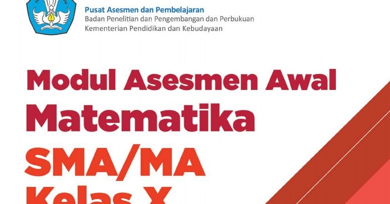 Modul Asesmen Awal Matematika Kelas 10 Sma Ma