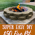 Super Easy $50 DIY Fire Pit In 30 Minutes
