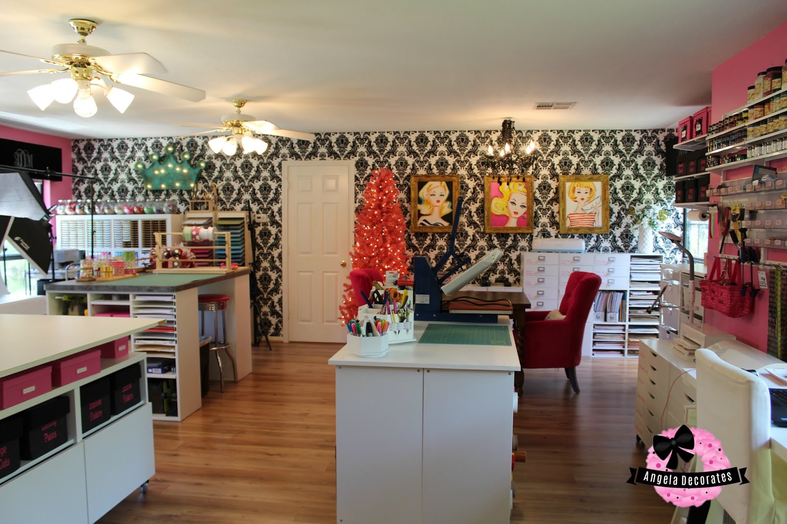 Angela Decorates My Craft Room Tour