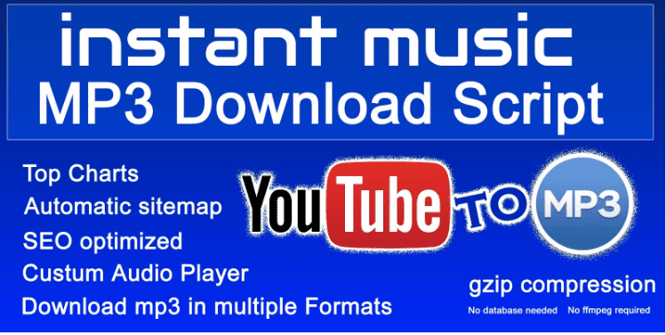 Instant Music Mp3 Download Script - Mp3 Grabber