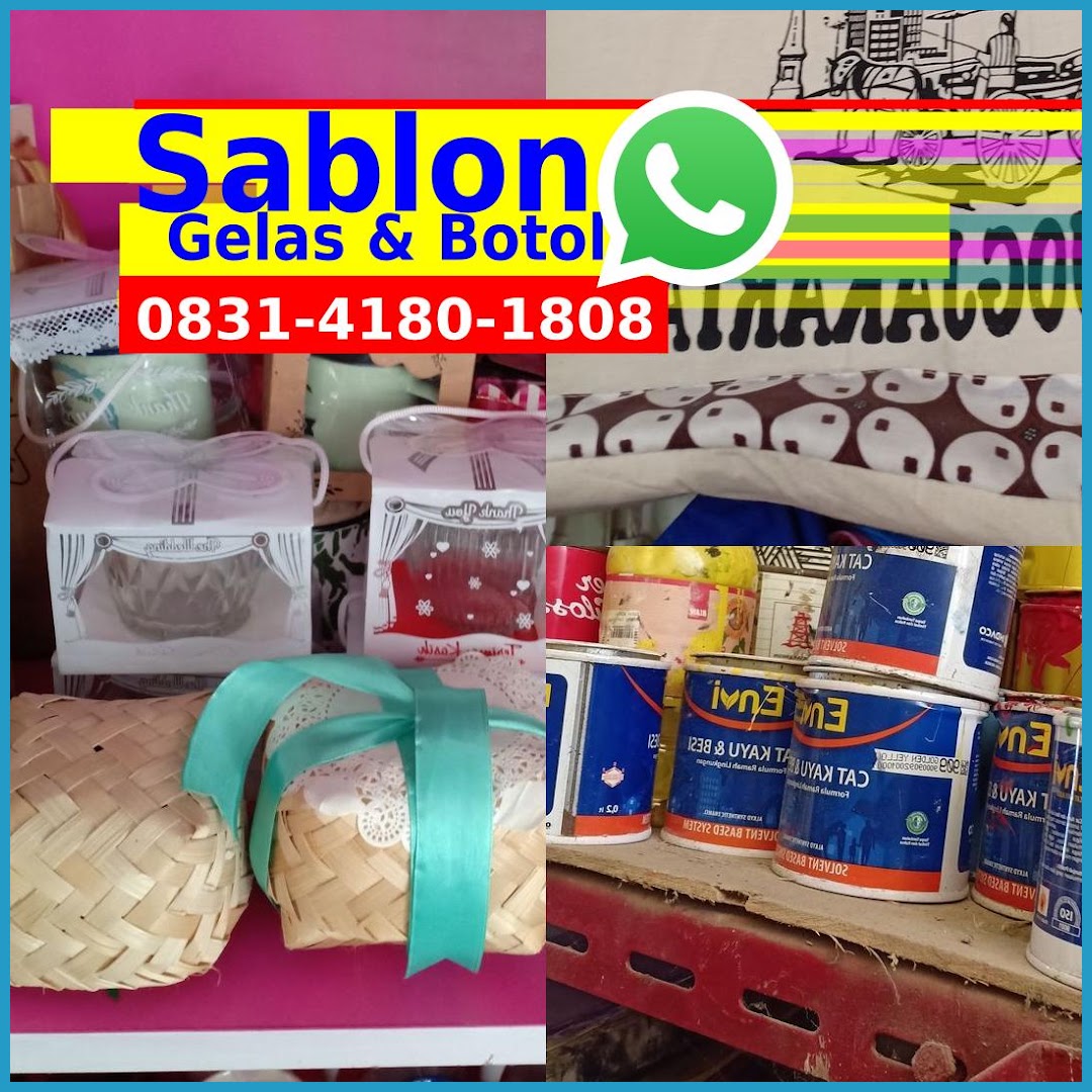 Botol Sablon Ô8౩1·Կ18Ô·18Ô8 [wa] Harga Sablon Gelas Botol Murah