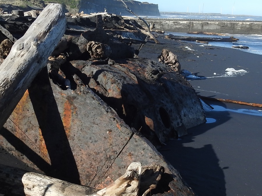 Waitangi shipwreck, Patea, NZ