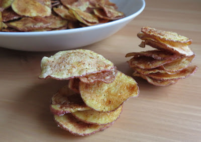 Microwave Cooked Potato Chips
