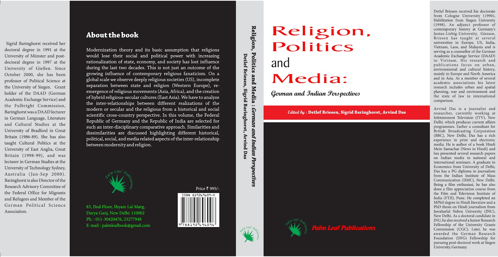 Religion Politics and Media: German and Indian Prespectives