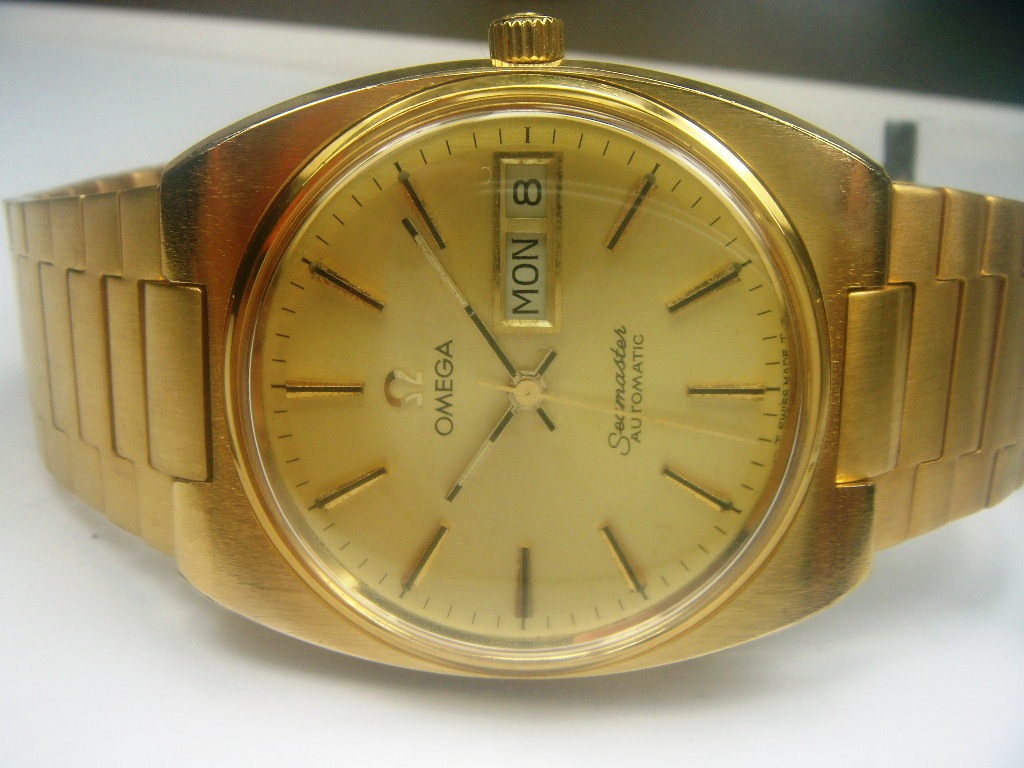 SVC29) OMEGA SEAMASTER AUTOMATIC CAL.1022 DAY/DATE MEN'S WATCH IN ...