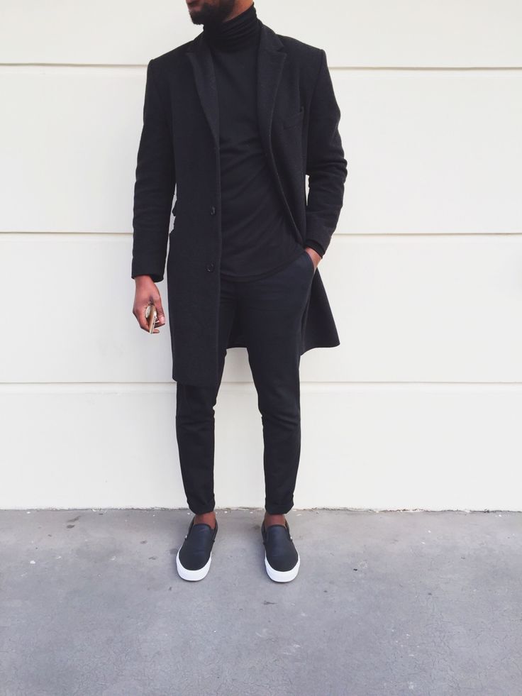 roupa masculina toda preta
