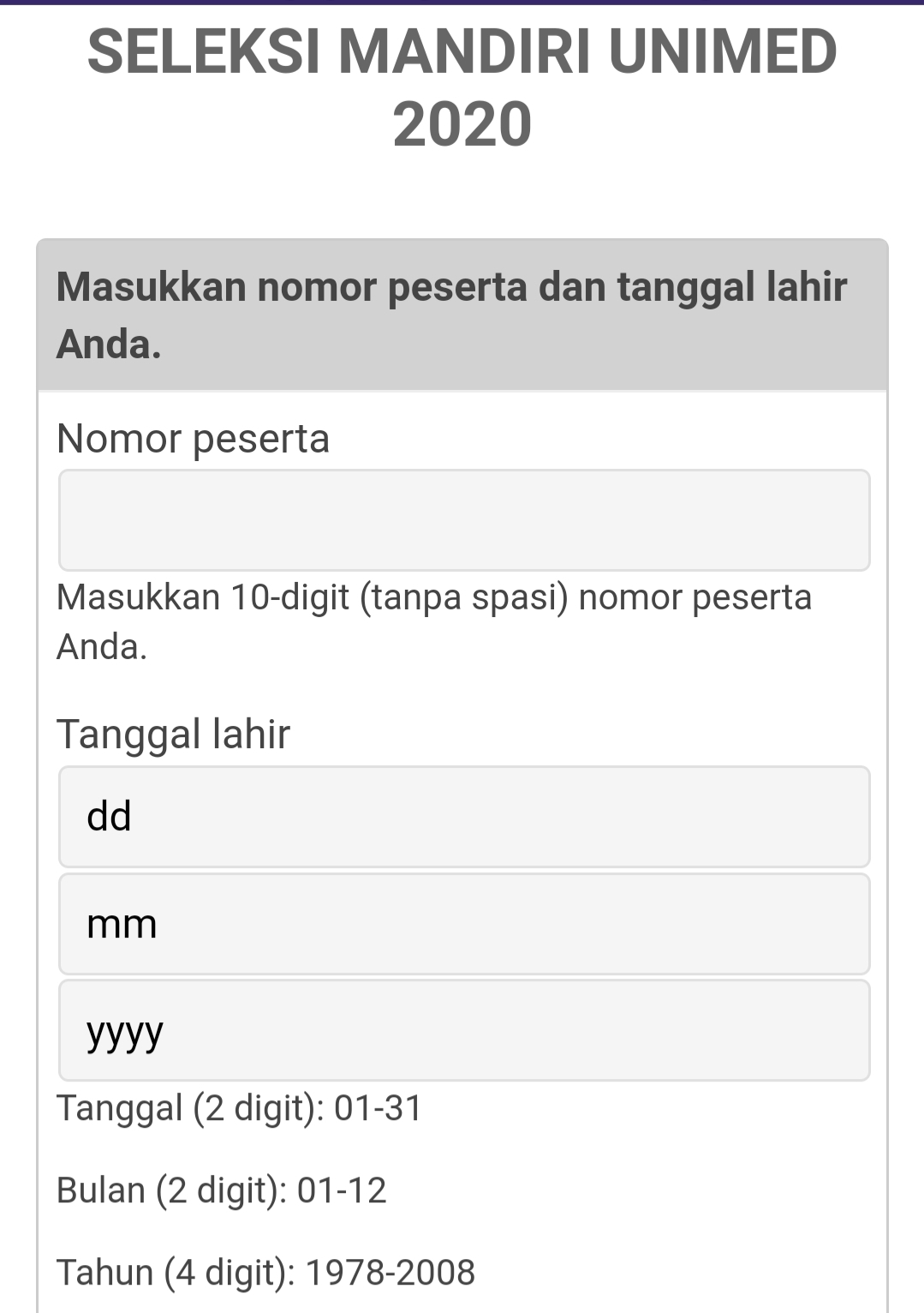 Silahkan Cek Nama Kalian Pengumuman Seleksi Mandiri Unimed Dan Usu 2020 Ruang Para Bintang Berbagi Informasi Tentang Ptn Dan Pembahasan Soal Soal