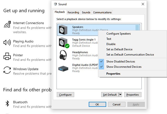 Динамик Windows 10 застрял в режиме отключения звука