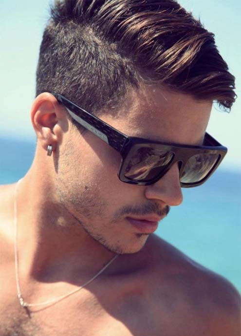 Fashion Collection Simple One Side Hairstyle For Men 2019