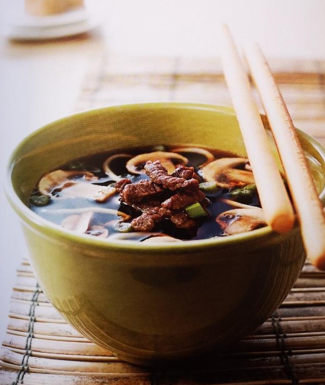 Le Chef Pierre D'Iberville Soupe asiatique au boeuf