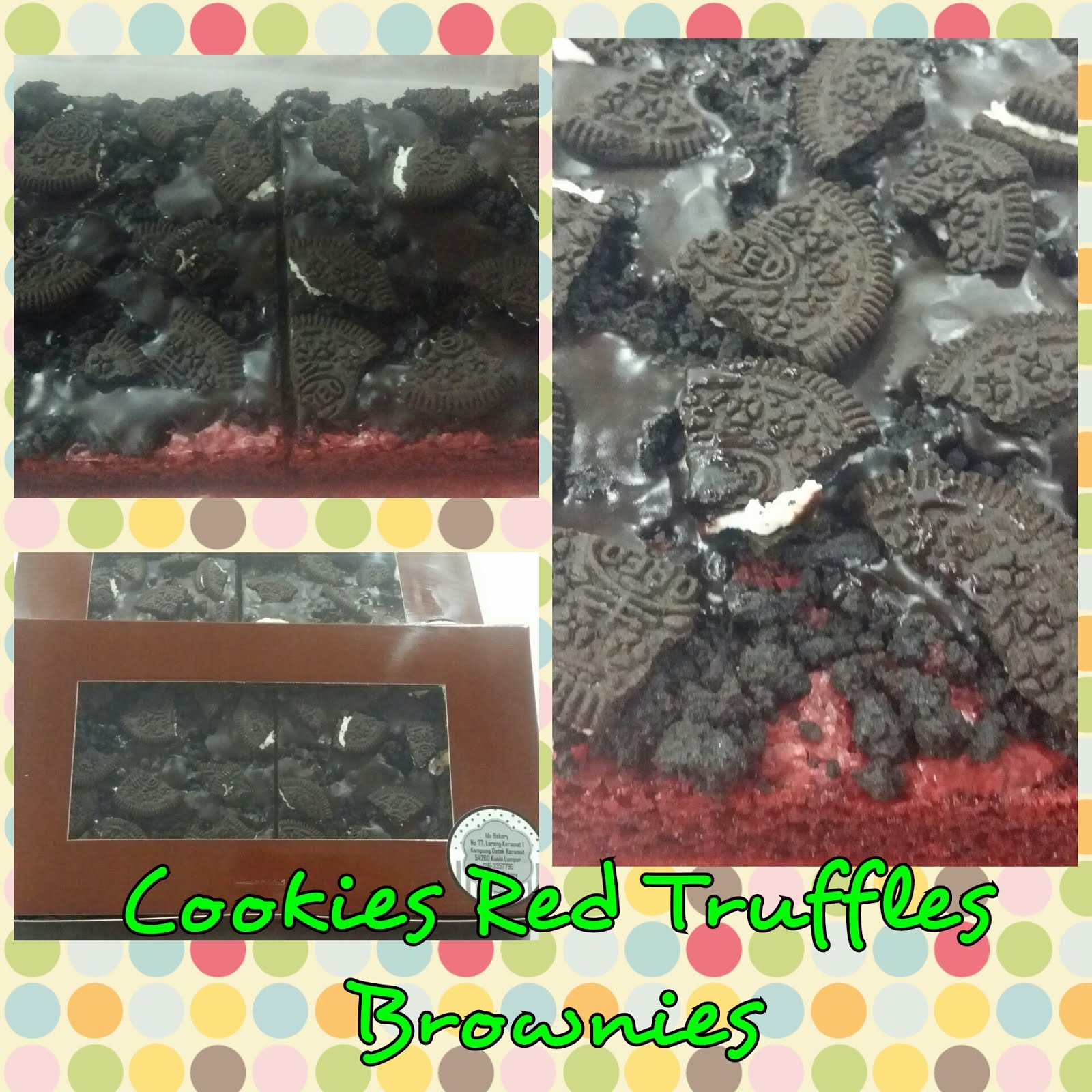 Kelas DIY Cookies Red Truffler Brownies RM200
