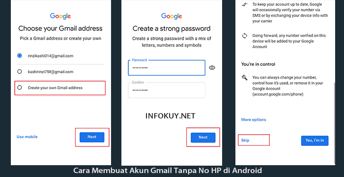 2 Cara Membuat Akun Gmail Tanpa No Hp (100% Berhasil) – Infokuy