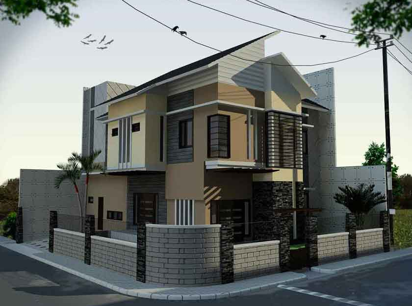 99+ Contoh Gambar Desain Rumah Minimalis Tampak Depan dan Samping 1 2