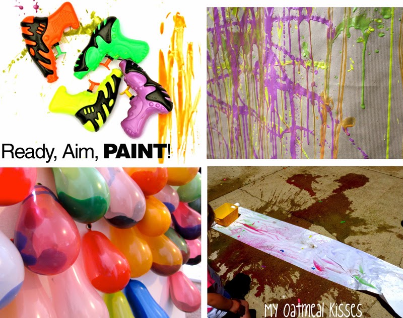 PLASTINGLISH Visual Arts Action Painting in our School