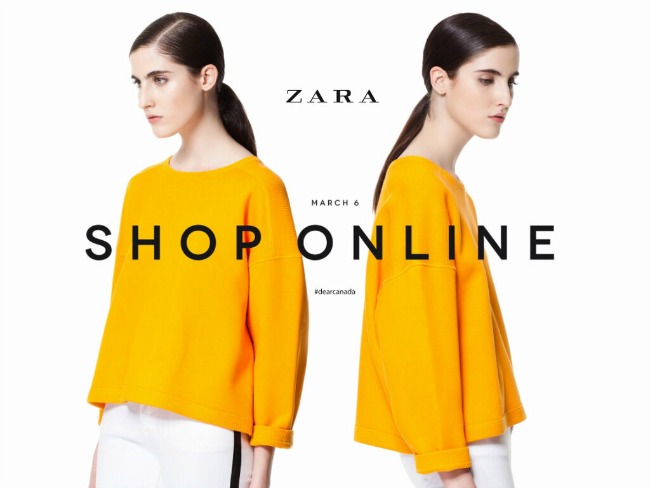 zara canada online