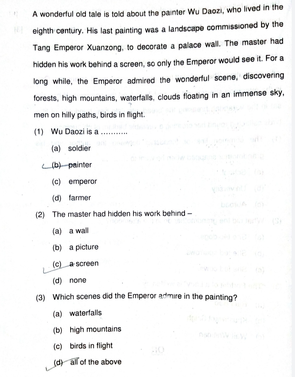 11th English Final Exam Paper 2021 Solved