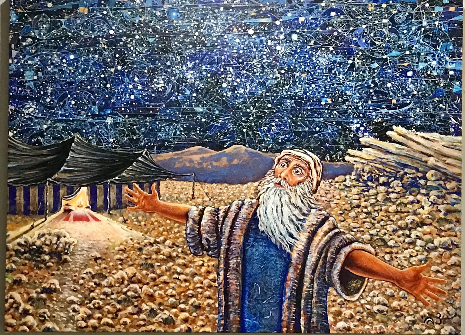 Bible Stories- Illustration Of Abraham Leaving His Country And His ...