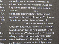 Programm zu Zeit aus den Fugen im Schauspiel Hannover: Lückentext "Zum Autor"
