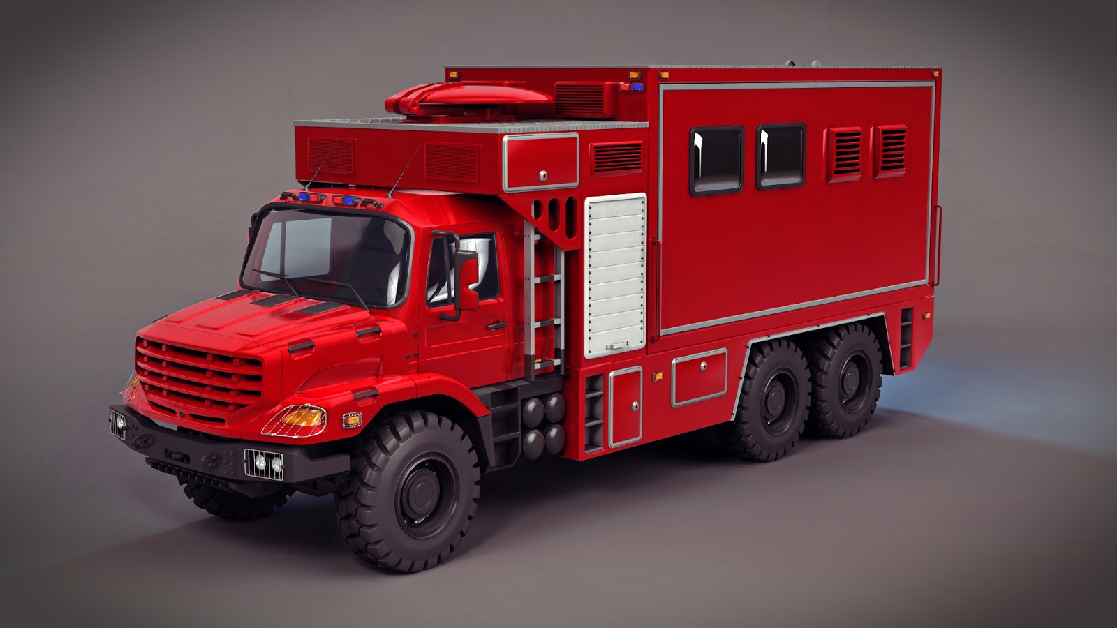 MStawski3d: Command truck  Mercedes Zetros