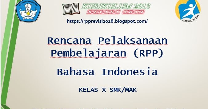 RPP Bahasa Indonesia Kelas 10 SMK Kurikulum 2013 Revisi