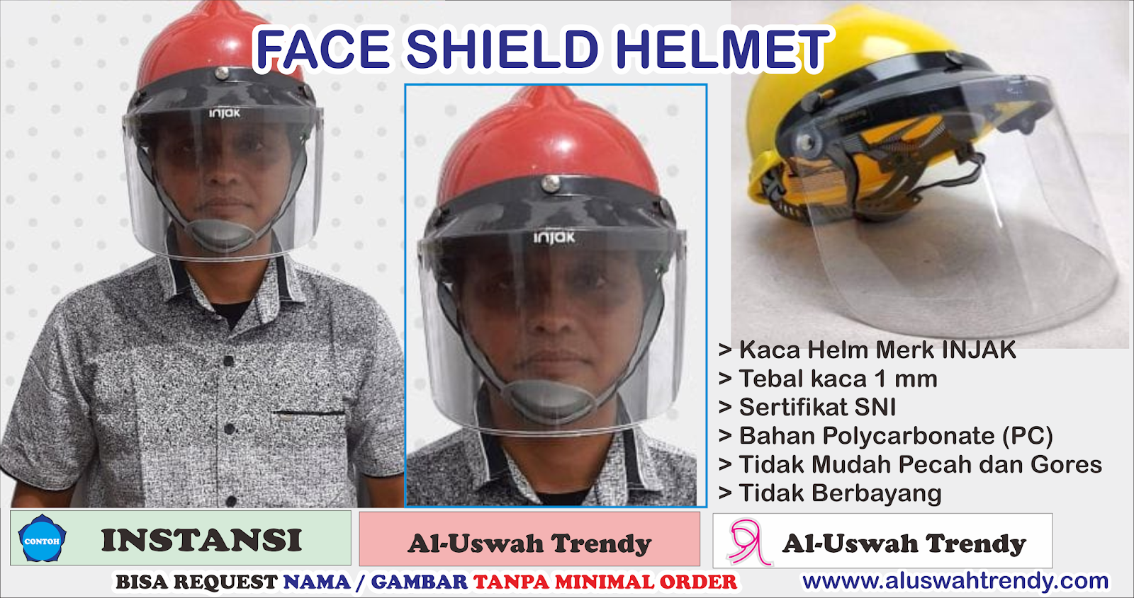 Face Shield Dewasa Helmet