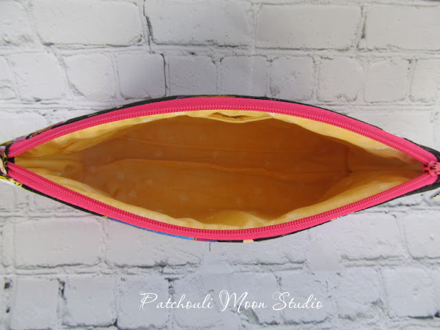 Patchouli Moon Studio~ Clematis Pouch with Boxed Corners in Two Sizes