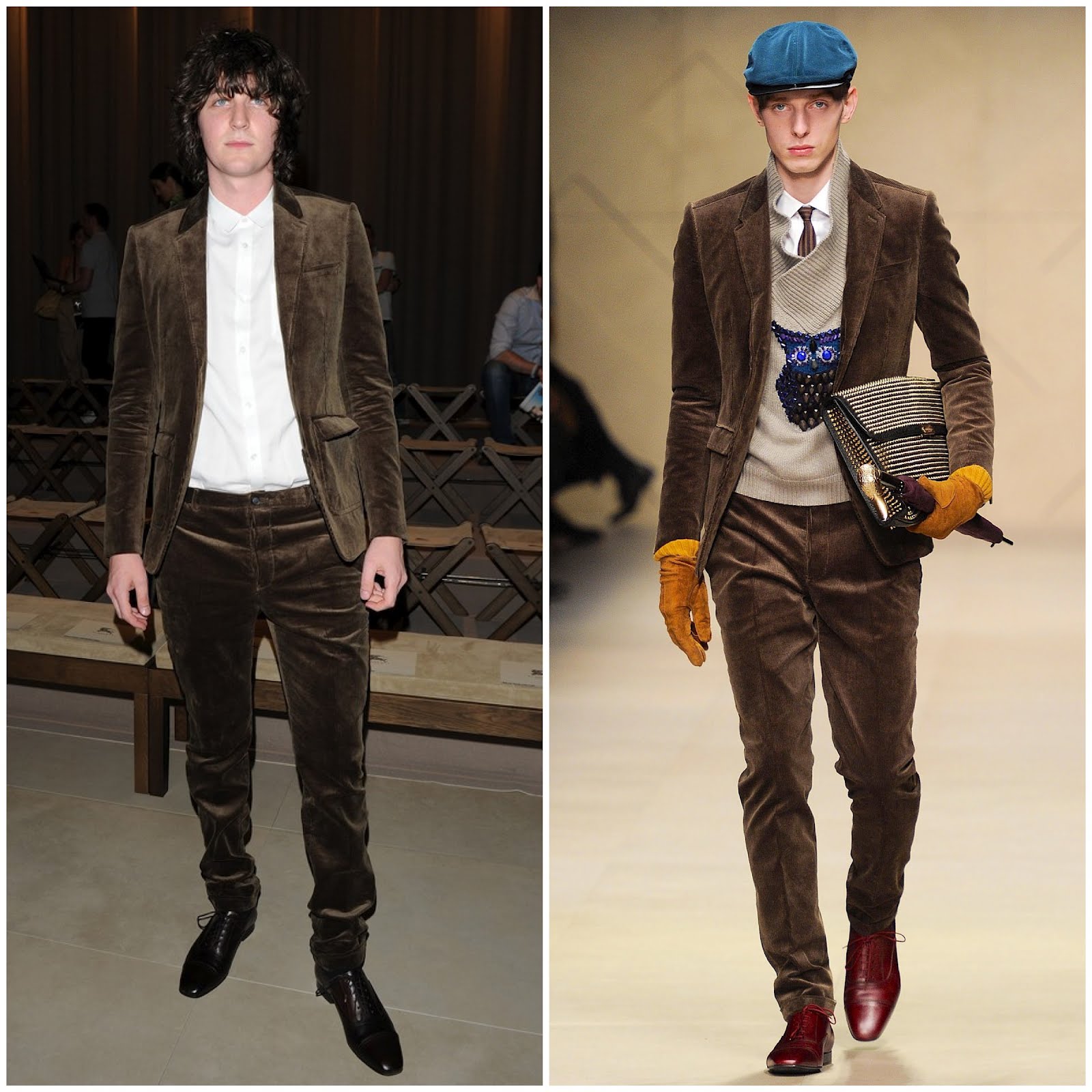 What's he wearing?: George Craig, Rob Pryor and Roo Panes in Burberry ...