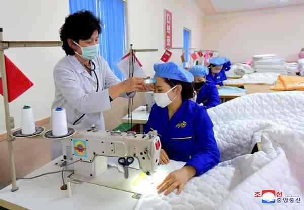At Pyongyang Kim Jong Suk Silk Mill